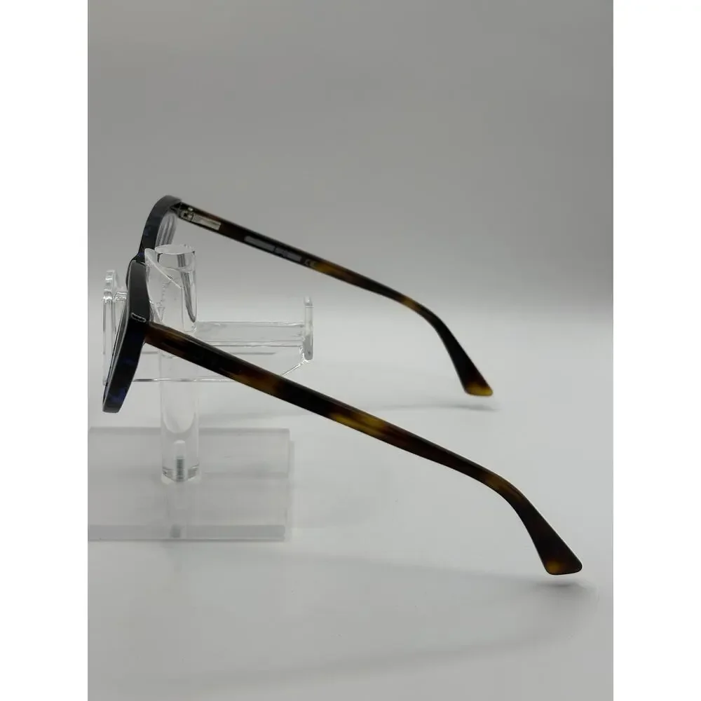 McQ Alexander McQueen MQ0109OP 003 Eyeglasses Blue Havana 51-15-140